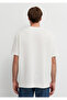 Ecru T-Shirt Loose Fit / Relaxed Comfortable Cut 0613510-70057 - 6