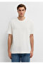 Ecru T-Shirt Loose Fit / Relaxed Comfortable Cut 0613510-70057 - 4