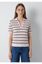 Striped Polo T-Shirt Regular Fit / Normal Cut 1614210-91585 - 3