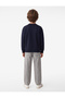 Long Sleeve Crew Neck Three Thread Raised Print Sweatshirt - 3
