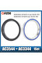 2PCS AC3544 AC3344 2Pcs ACB3544 ACB3344 Bike Headset Bearings 35*44*5.5 mm 33*44*6 mm 36/45 Degree