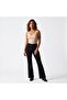 Women's Spanish Flare Pants Flexible Waist Short Long Length