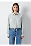 Green Shirt with Gingham Lace Detail Standard 1220423-A6883 - 4