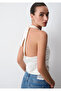 Buttoned Halter Neck Ecru Shirt Slim Fit / Narrow Cut 1211646-70057 - 2