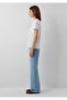 Heart Printed White T-Shirt Semi Slim Fit 1614361-620 - 4