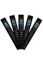 5pcs 5Pcs/10Pcs Aquarium Fish Tank Strip Stick-on discolor Thermometer Sticker Adhesive Sticky Dual - 8