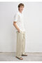 Wide Leg Beige Trousers 0010635-70322 - 2