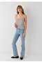 Striped Linen Athlete Tank Top Fitted / Body-Fitting Cut 1614308-91600 - 2