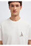 Istanbul Printed Ecru T-Shirt Loose Fit / Comfortable Cut 0613595-70057 - 6