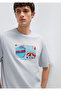 Mvjns Printed Open T-Shirt Loose Fit / Loose Comfortable Cut 0613656-70799 - 2