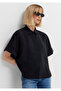 Modal (Tencel) ™ ) Mixed Black Shirt Oversize / Wide Cut 1211488-900