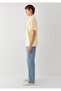 Yellow Polo T-Shirt Regular Fit / Normal Cut 0613313-89308 - 4