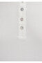 Half Button Ecru Polo T-Shirt Slim Fit / Narrow Cut 1613929-70057 - 8