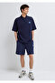 Mj Patch Logo Navy Blue Polo T-Shirt Relaxed Fit / Comfortable Cut 0613326-70497 - 2