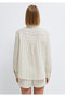 Striped Ecru Shirt Loose Fit / Relaxed Comfortable Cut 1211468-84004 - 6