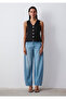 Black Linen Vest Slim Fit / Narrow Cut 1110843-900 - 4