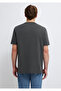 Pocket Detail Green Basic T-Shirt Loose Fit / Comfortable Cut 066248-71553 - 5