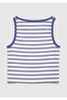 Seashell Printed Purple Tank Top Fitted / Body-Fitting Cut 7610443-91486 - 4