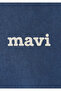 Logo Printed Navy Blue T-Shirt Loose Fit / Comfortable Cut 0613346-70718 - 6