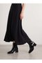 Women's Heeled Boots 00120025 Black Wrinkled Patent Leather - 2