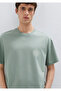 Printed Green T-Shirt Loose Fit / Relaxed Comfortable Cut 0613289-70113
