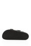 BLACK Women's Daily Slippers with Heart Buckle 34048 - 6