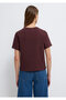 Brown Basic T-Shirt Slim Fit / Narrow Cut 1613788-70223 - 6