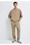 Crew Neck Beige Sweatshirt 0S10550-70362 - 2