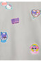 Hello Kitty Printed Gray T-Shirt Loose Fit / Relaxed Comfortable Cut 7610423-70075 - 4