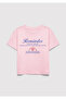 Printed Pink T-Shirt Loose Fit / Relaxed Comfortable Cut 7610398-71007 - 4