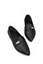 Women's Black Pointed Toe Ballerinas