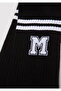 Logo Detailed Black Socks 0911108-900 - 2