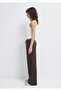 Sporty Lux Wide Leg Brown Sweatpants 1011177-70240 - 5
