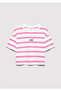 Logo Printed Ecru T-Shirt Loose Fit / Comfortable Cut 7610387-91358 - 2