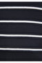 Half Button Striped Navy Blue T-Shirt Fitted / Bodycon Cut 1613713-90696 - 8