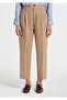 Beige Pleated Trousers 1011147-70215 - 4