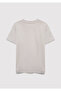 Printed Gray T-Shirt Loose Fit / Relaxed Comfortable Cut 6610444-90782 - 3