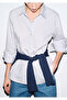 Striped Shirt Loose Fit / Loose Comfortable Cut 1211432-81474 - 2