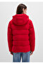 Water Repellent Hooded Red Inflatable Coat 1110704-90367 - 4