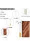 Metal Case and Pipe Set with Wooden Storage Box,Aluminum Rolling Machine and Odor Resistant Travel Container - 3