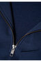 Logo Printed Half Zipper Navy Blue Sweatshirt 1S10373-70488 - 7