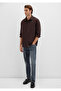 Brown Shirt Regular Fit / Regular Cut 0211518-87537 - 2