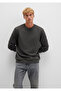 Crew Neck Anthracite Sweatshirt 0S10421-70090 - 2