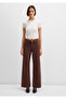 Malibu Brown Gabardine Trousers 1010152-A3355 - 4
