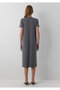 Liyosel Blended Anthracite Midi Dress 1310777-70095 - 5