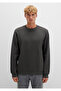 Crew Neck Anthracite Sweatshirt 0S10421-70090 - 4