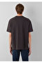 Crew Neck Brown Basic T-Shirt Loose Fit / Loose Relaxed Fit 0611596-70219 - 5