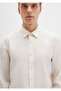 Ecru (TENCEL™ ™ ) Liyosel Blended Shirt Regular Fit / Normal Cut 0211659-70057 - 5