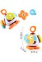 Montessori Sensory Busy Board for Toddlers,6-in-1 STEM Educational Learning Toy for Motor Skills Development,BPA-Free Travel Toy for Boys and Girls 18+ Months - 3