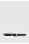 Black Faux Leather Belt 1913652-900 - 2